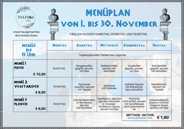 Menüplan